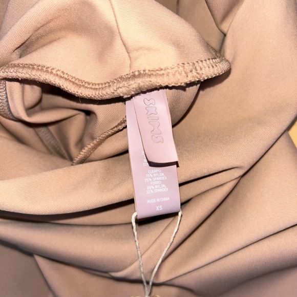 NEW Skims Skirt Womens XS Tan Long High Slit Pull On Maxi Skirt - Picture 5 of 8